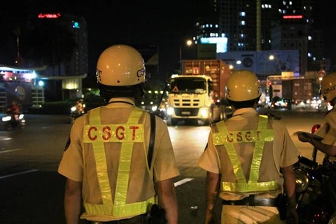 Thành phố Hồ Chí Minh ra quân tổng kiểm tra xe lưu thông ban đêm
