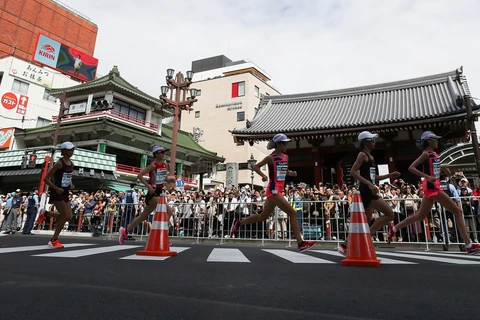 Một cuộc thi Marathon tại Tokyo. (Ảnh: Getty)