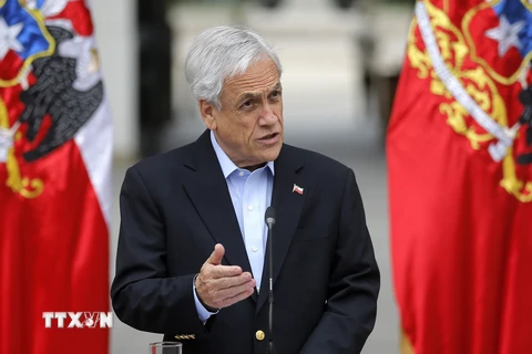 Tổng thống Chile Sebastian Pinera. (Ảnh: AFP/ TTXVN)
