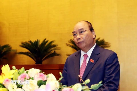 Thủ tướng Chính phủ Nguyễn Xuân Phúc. (Ảnh: Trọng Đạt/TTXVN)