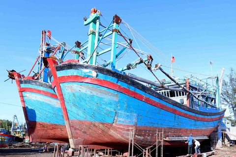 Tàu cá của ngư dân tỉnh Bình Định. (Ảnh: Vũ Sinh/TTXVN)