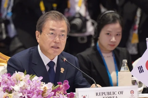 Tổng thống Hàn Quốc Moon Jae-in. (Nguồn: Arirang)