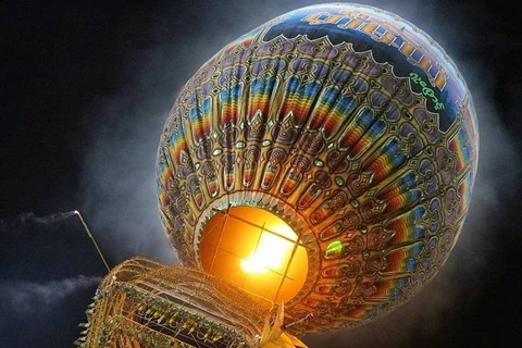 Lễ hội khinh khí cầu Tazaungdaing tại Myanmar