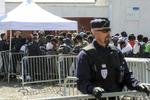 Một trại tị nạn tại Pháp. (Ảnh: AFP)
