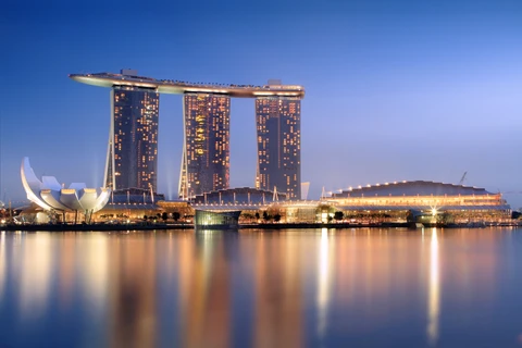Khách sạn Marina Bay Sands ở Singapore. (Ảnh: Wikipedia)