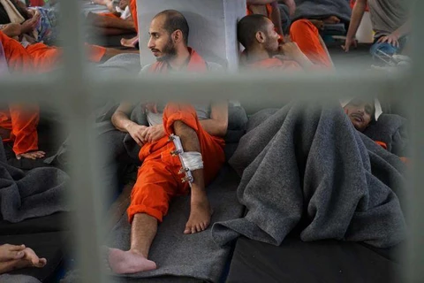 Các tù nhân là thành viên của IS. (Ảnh: ABC News)