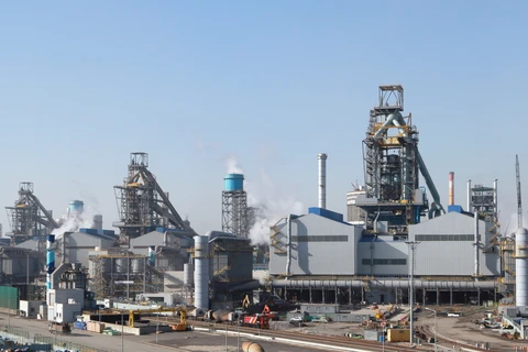 Một nhà máy thép của Hyundai Steel tại Hàn Quốc. (Ảnh: Business Korea)