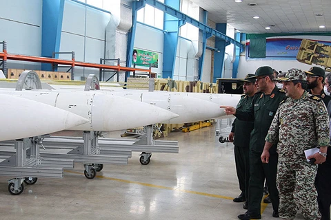Hệ thống tên lửa phòng không Sayyad-2 của Iran. (Ảnh: AFP)