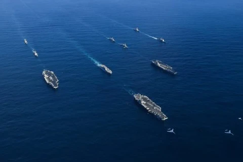 Hạm đội 7 của Hải quân Mỹ. (Ảnh: Hải quân Mỹ)