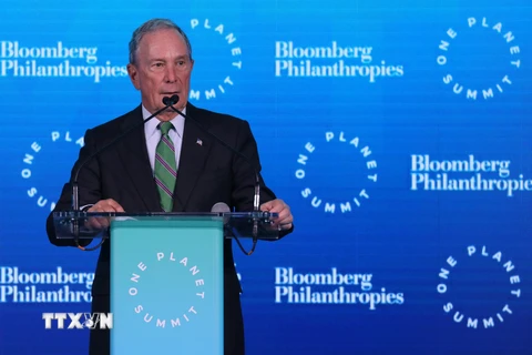 Tỷ phú Micheal Bloomberg. (Ảnh: AFP/TTXVN)