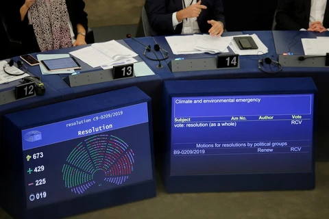 EP tuyên bố tình trạng khẩn cấp về môi trường và khí hậu. (Ảnh: Reuters)