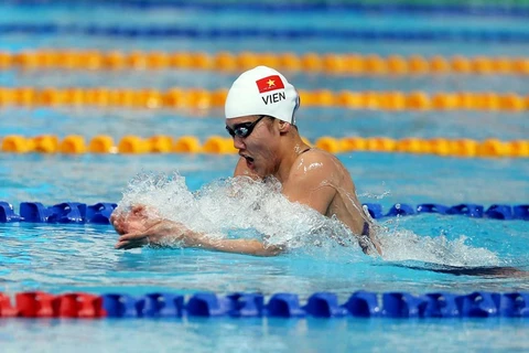 Nguyễn Thị Ánh Viên đã giành huy chương Vàng ở nội dung 200m hỗn hợp. 