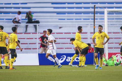 Thắng Malaysia, Campuchia lần đầu lọt vào bán kết SEA Games. (Ảnh: Sports Regime)