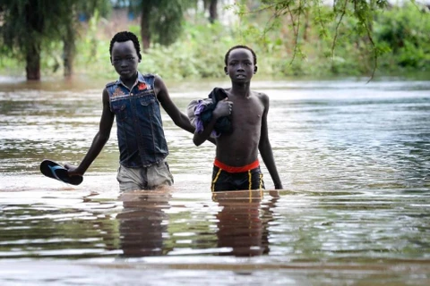 Lũ lụt tại Nam Sudan. (Ảnh: UNHCR)