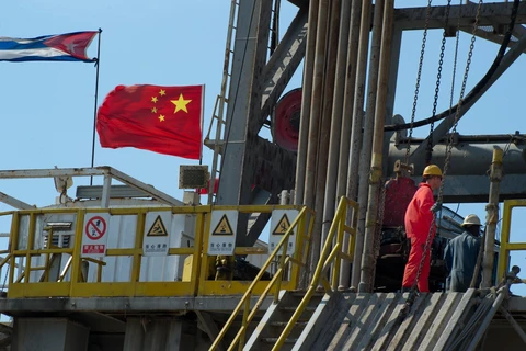 Một mỏ dầu của Trung Quốc. (Ảnh: Bunkerist)