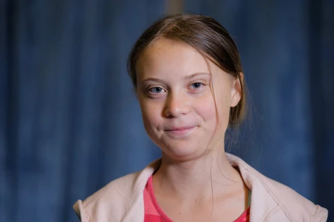Nhà hoạt động môi trường Thụy Điển Greta Thunberg. (Ảnh: AP)