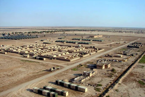 Căn cứ quân sự của Mỹ tại Iraq. (Ảnh: Alwaght)