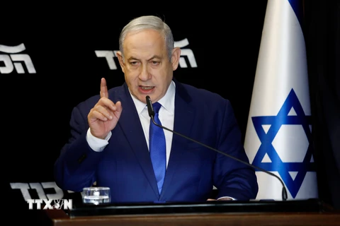 Thủ tướng Israel Benjamin Netanyahu. (Ảnh: THX/TTXVN)