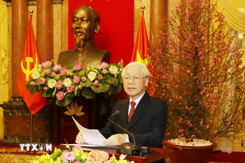 Tổng Bí thư, Chủ tịch nước Nguyễn Phú Trọng. (Ảnh: TTXVN)