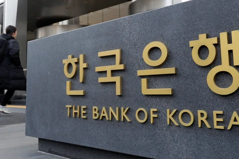 Trụ sở Ngân hàng Trung ương Hàn Quốc. (Ảnh: Nikkei)