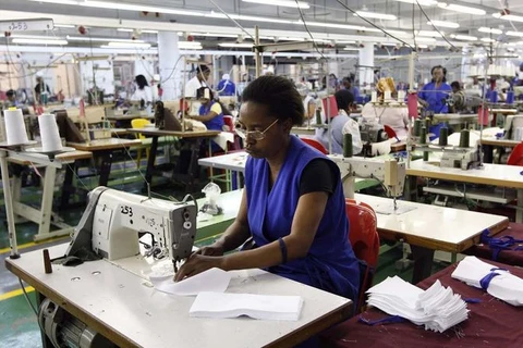 Một nhà máy dệt may tại Nam Phi. (Ảnh: MG)