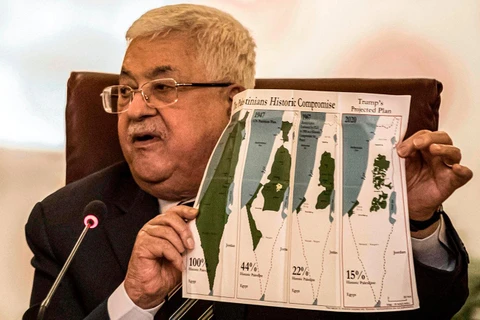 Tổng thống Palestine Mahmoud Abbas. (Ảnh: AFP)