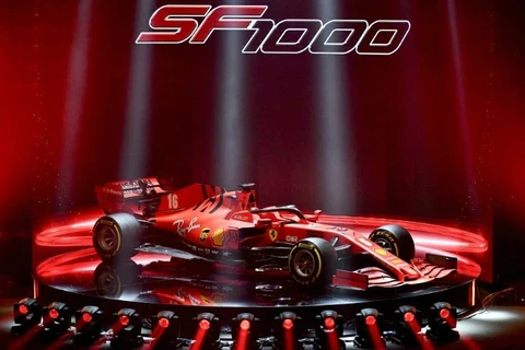 Chiêm ngưỡng 'siêu phẩm' SF1000 của đội đua F1 Ferrari