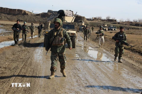 Lực lượng an ninh Afghanistan. (Nguồn: AFP/TTXVN) 