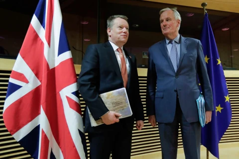 Đàm phán thương mại Brexit vòng hai bị hoãn do Brexit. (Ảnh: AFP)