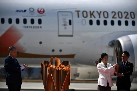 Nhật Bản âm thầm đón nhận ngọn đuốc Thế vận hội 2020
