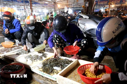 Thành phố Hà Nội đảm bảo nguồn lương thực cho người dân trong mọi tình huống. (Ảnh: Vũ Sinh/TTXVN)
