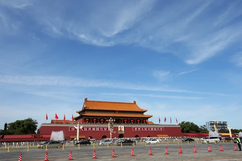 Bầu trời trong xanh tại thủ đô Bắc Kinh. (Ảnh: VCG)