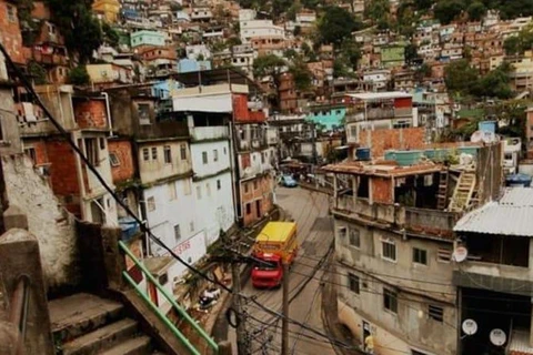 Khu ổ chuột tại Brazil.