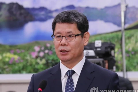 Bộ trưởng Thống nhất Hàn Quốc Kim Yeon-chul. (Ảnh: Yonhap)