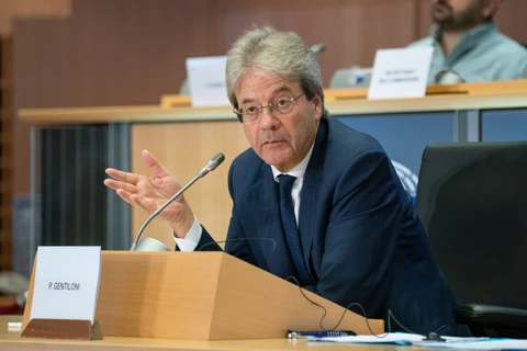 Ủy viên Liên minh châu Âu (EU) phụ trách các vấn đề kinh tế Paolo Gentiloni. (Ảnh: Europa EU)