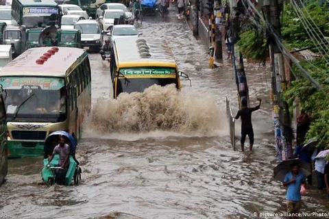 1/3 diện tích Bangladesh ngập chìm trong biển nước do mưa lũ