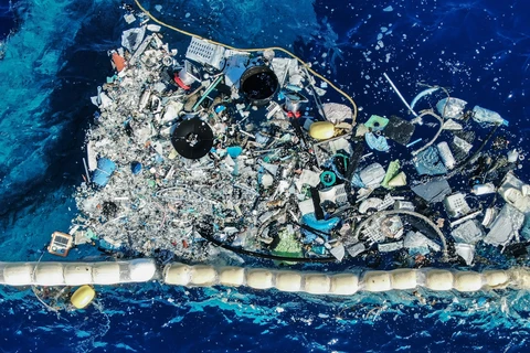 Ô nhiễm rác thải nhựa trên biển đang ngày càng trở nên nghiêm trọng. (Ảnh: Wired)
