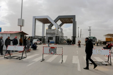 Cửa khẩu Rafah mở cửa trở lại. (Ảnh: Flash90)