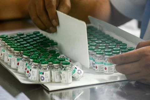 Nhà máy vắcxin của Bio Farma tại Tây Java. (Ảnh: Antara)