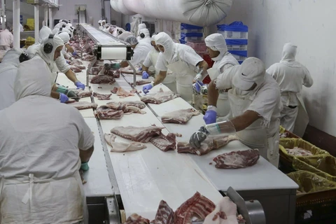 Một nhà máy sản xuất thịt lợn ở Argentina. (Ảnh: eFarmnews)