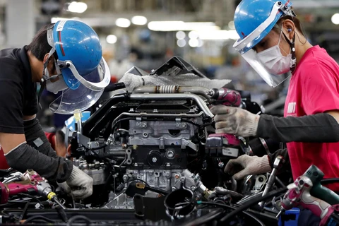 Ngành công nghiệp ôtô Nhật Bản chịu tác động nặng nề do COVID-19. (Ảnh: Reuters)