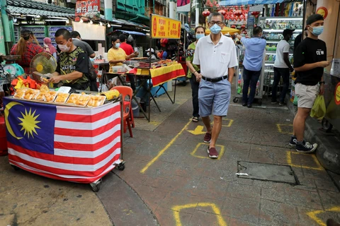Một khu chợ tại thủ đô Kuala Lumpur. (Ảnh: Reuters)