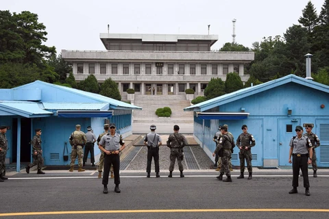 Khu phi quân sự ở biên giới liên Triều. (Ảnh: AFP/Getty)