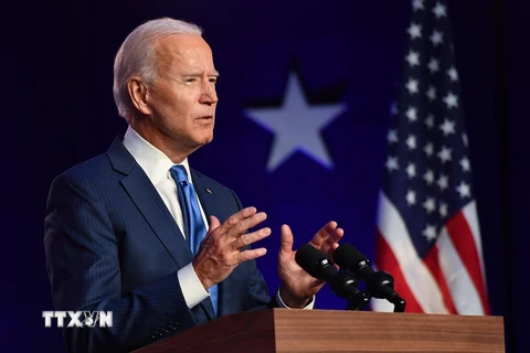 Ứng cử viên đảng Dân chủ Joe Biden. (Ảnh: AFP/TTXVN)