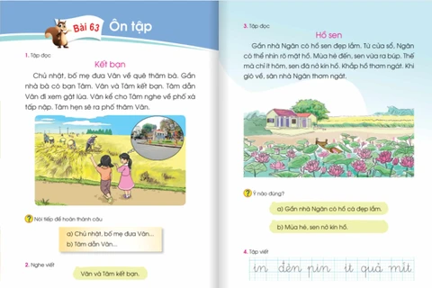 Chỉnh sửa sách giáo khoa Tiếng Việt lớp 1 bộ Cánh Diều