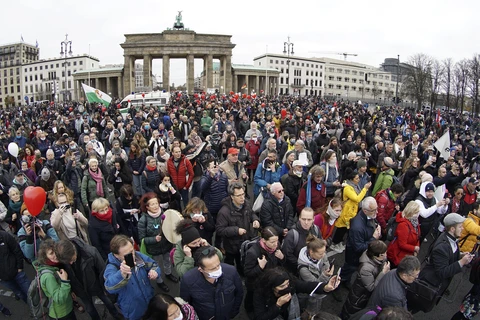 Đức tăng cường an ninh trước các cuộc biểu tình tại Berlin