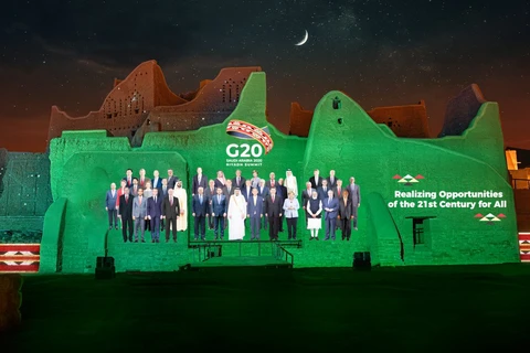 Các nhà lãnh đạo tham gia hội nghị thượng đỉnh G20. (Ảnh: Twitter)