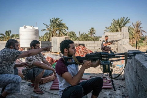 Lực lượng trung thành với GNA tại Tripoli. (Ảnh: Time)