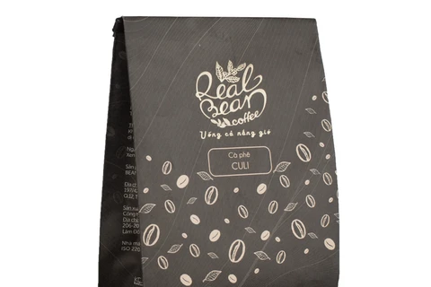 Thương hiệu Real Bean Coffee đạt giải về thiết kế sáng tạo. (Ảnh: Facebook)