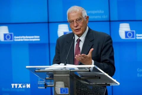 Đại diện cấp cao của Liên minh châu Âu (EU) về chính sách an ninh và đối ngoại Josep Borrell. (Ảnh: AFP/TTXVN)